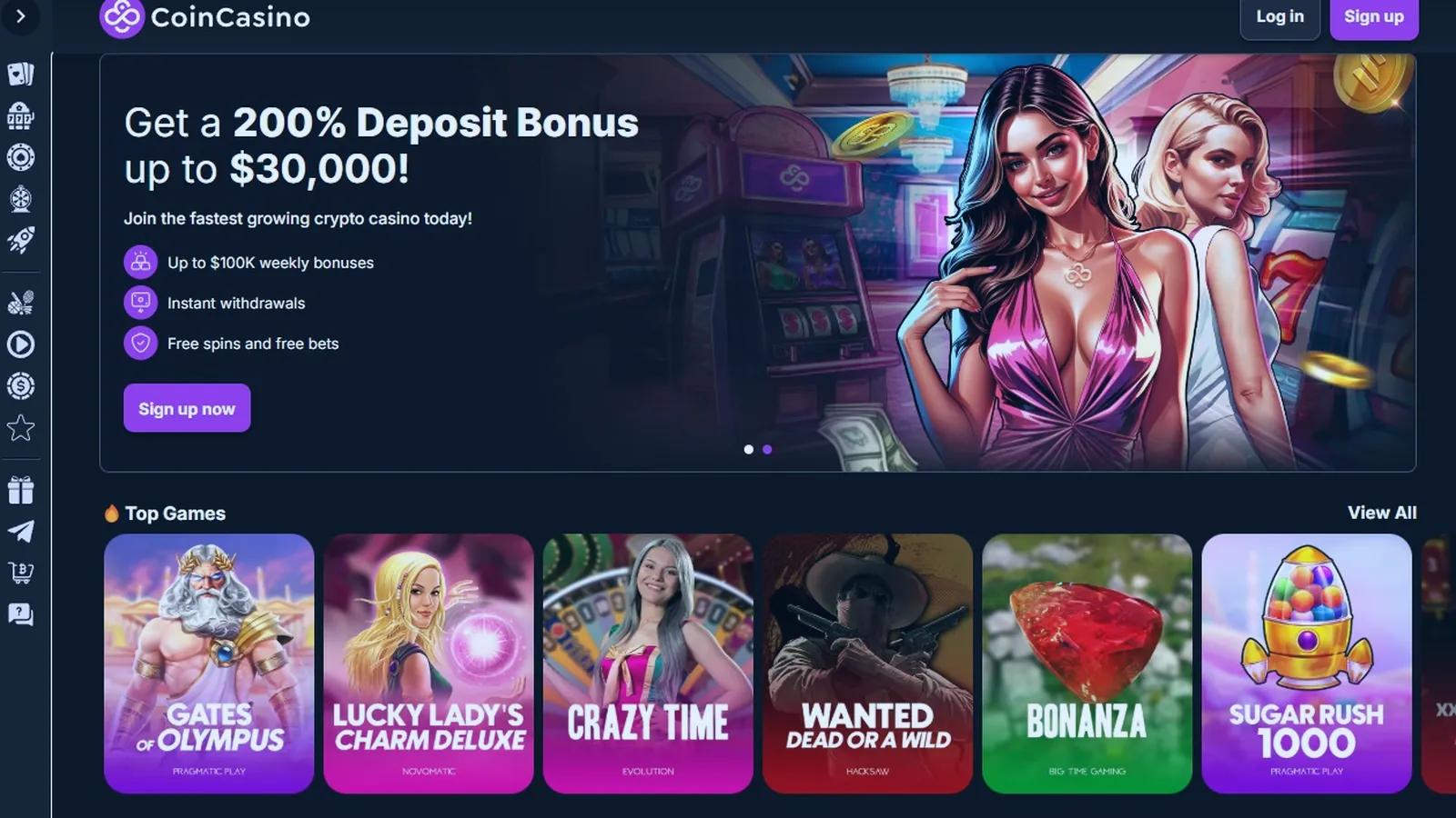 Every CoinCasino bonus, in plain English